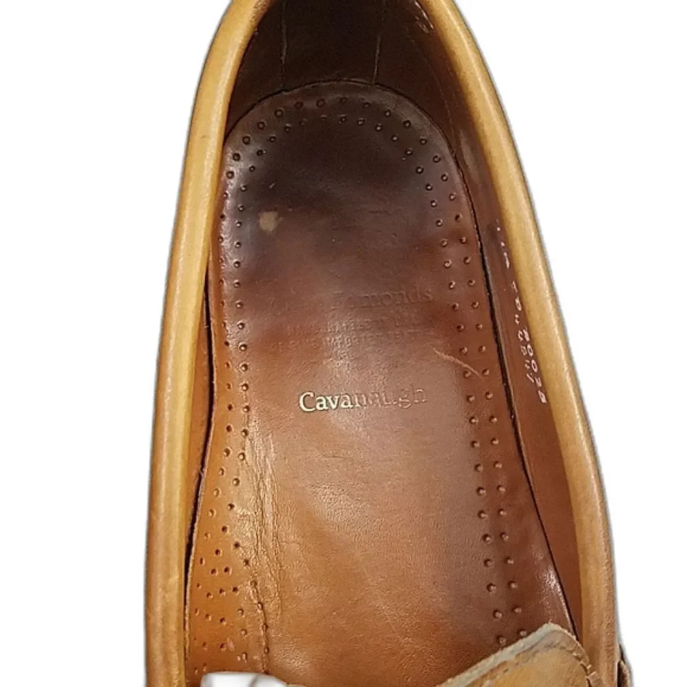 Allen Edmonds Tan Leather Penny Loafers